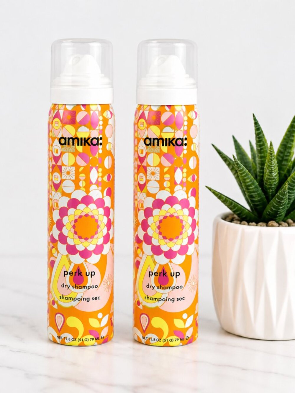 🌸 Amika Perk Up Dry Shampoo Bundle 2 x 1.8 oz | New Sealed | Total 3.6 oz